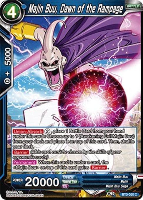 Majin Buu, Dawn of the Rampage