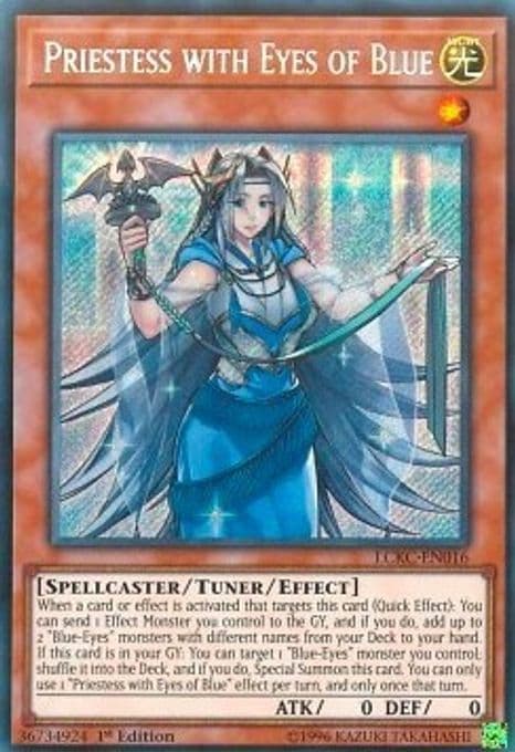Priestess with Eyes of Blue