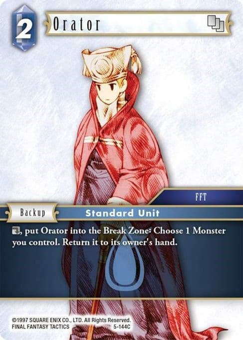 Orator (Male Unit)