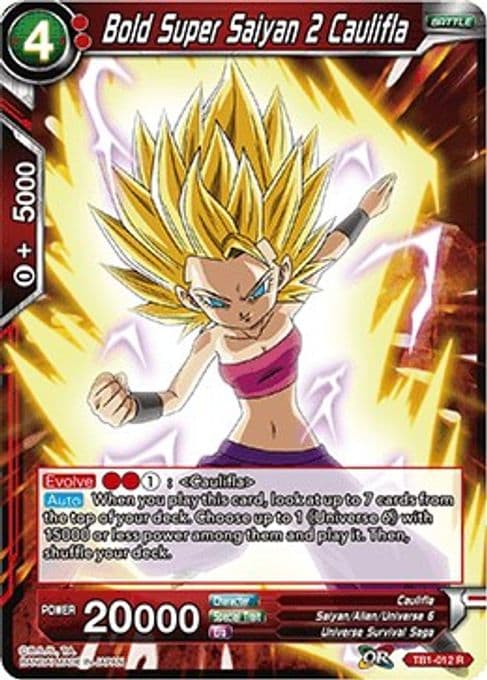 Bold Super Saiyan 2 Caulifla