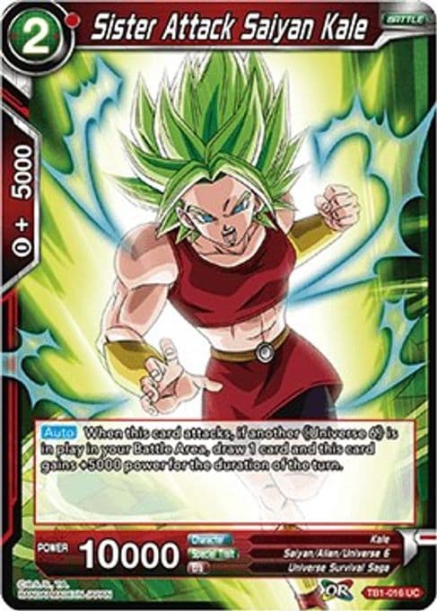 Sister Attack Saiyan Kale