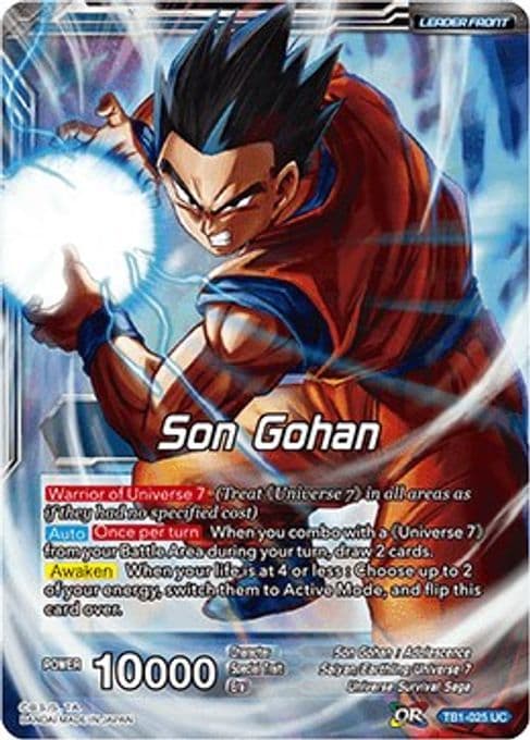 Son Gohan // Son Gohan, Leader of Universe 7