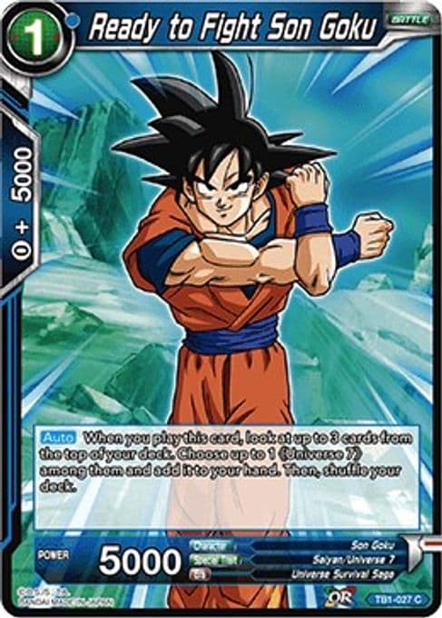 Ready to Fight Son Goku