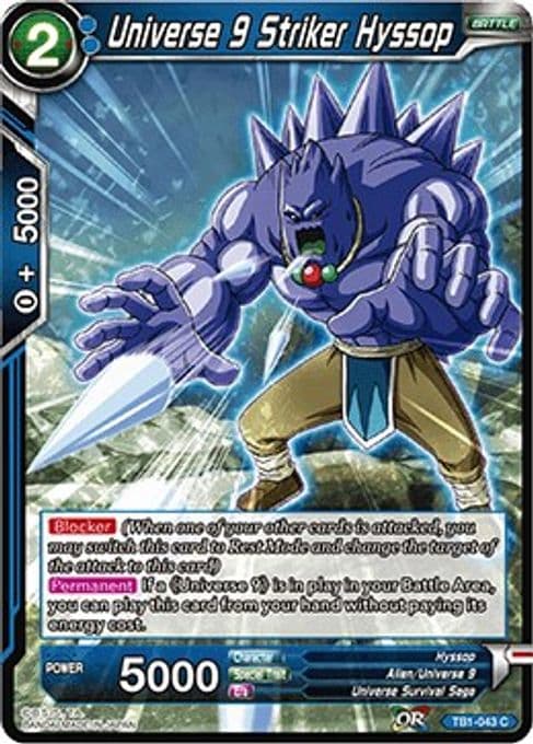 Universe 9 Striker Hyssop