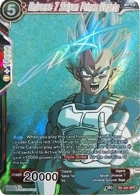 Universe 7 Saiyan Prince Vegeta (SPR)