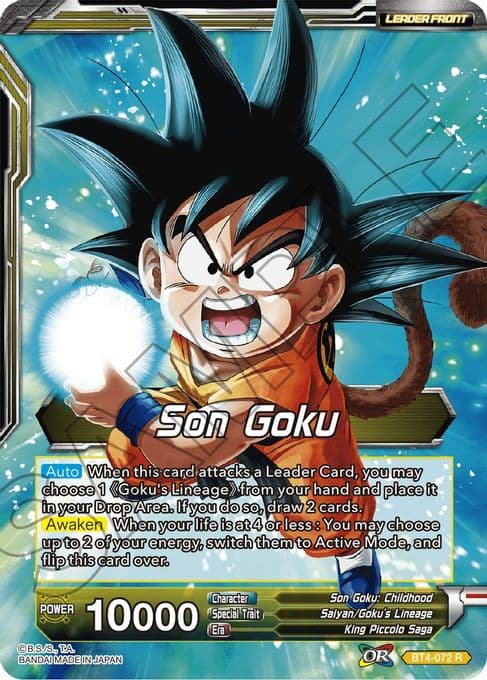 Son Goku // Legacy Bearer Son Goku