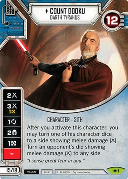 Count Dooku - Darth Tyranus (Card Only)
