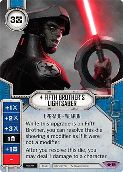 Fifth Brother's Lighsaber (Card Only)