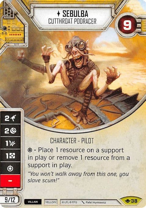 Sebulba - Cutthroat Podracer (Card Only)
