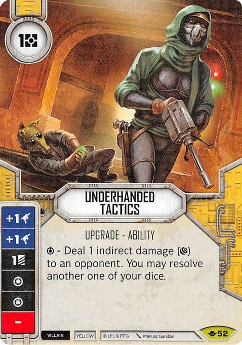 Underhanded Tactics (Card Only)
