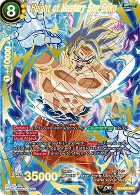 Height of Mastery Son Goku (SPR)