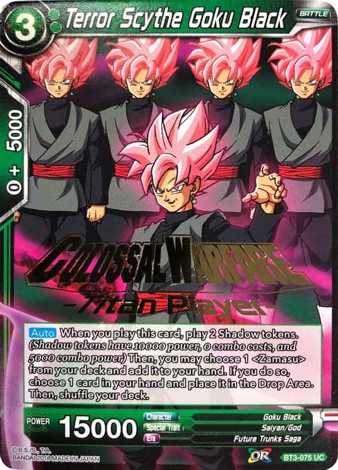 Terror Scythe Goku Black (Titan Player Stamped)