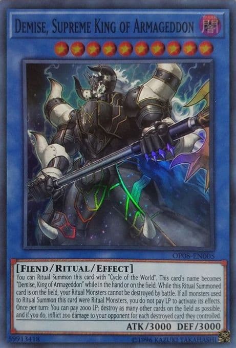 Demise, Supreme King of Armageddon