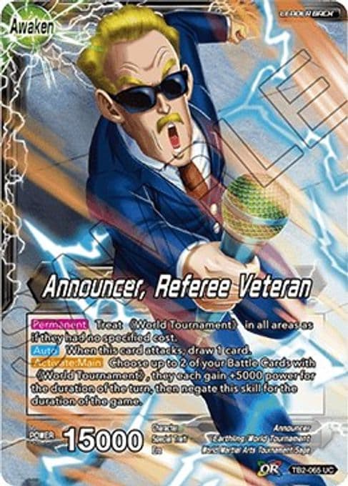 Announcer // Announcer, Referee Veteran
