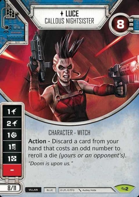 Luce - Callous Nightsister (Card Only)