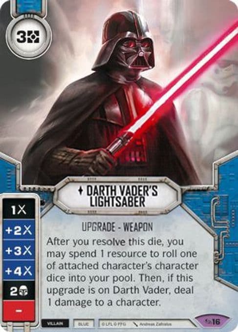 Darth Vader's Lightsaber (Card Only)