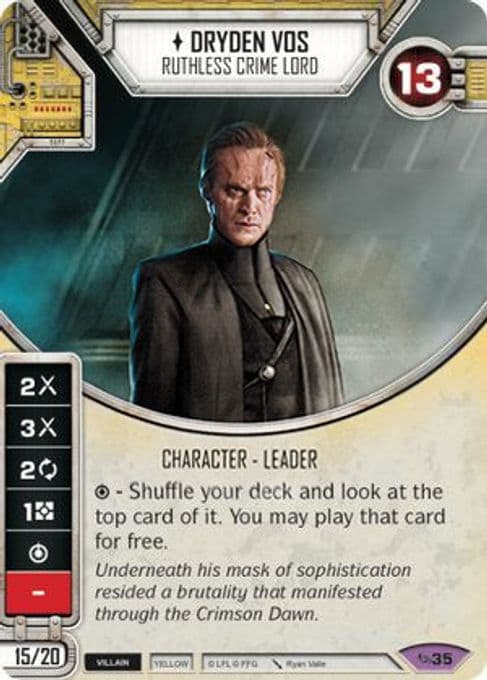 Dryden Voss - Ruthless Crime Lord (Card Only)