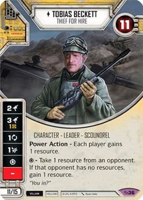 Tobias Beckett - Thief For Hire (Card Only)