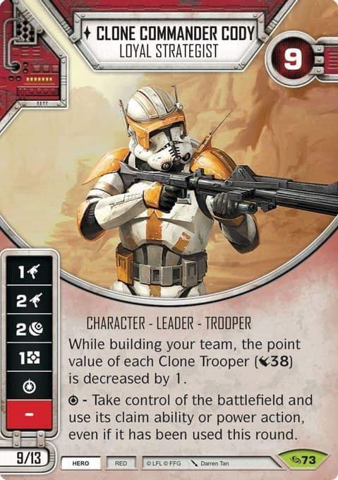 Clone Commander Cody - Loyal Strategist (Card Only)