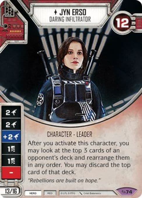 Jyn Erso - Daring Infiltrator (Card Only)