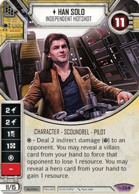 Han Solo - Independent Hotshot (Card Only)