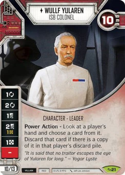 Wullf Yularen - ISB Colonel (Card Only)
