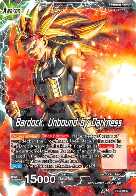 The Masked Saiyan // Bardock, Unbound by Darkness (2018 Big Card Pack)