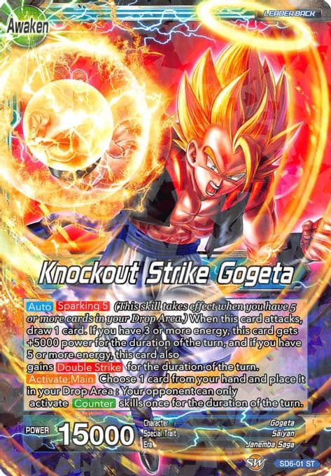 Gogeta // Knockout Strike Gogeta (2018 Big Card Pack)