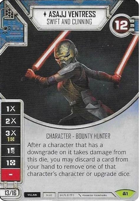 Asajj Ventress - Swift And Cunning (Card Only)