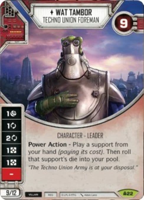 Wat Tambor - Techno Union Foreman (Card Only)