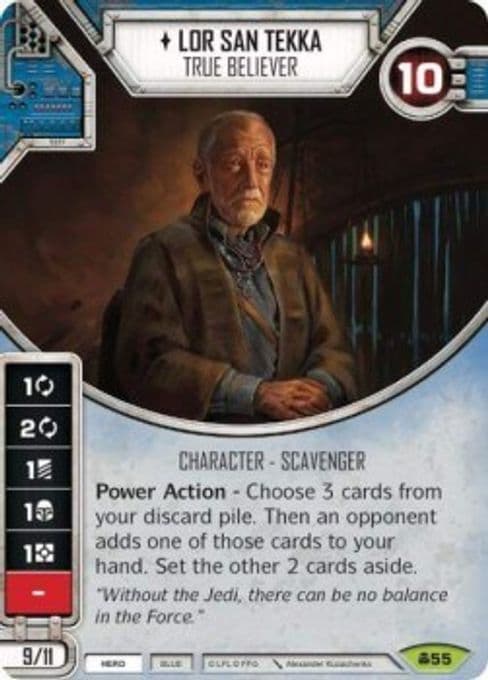 Lor San Tekka - True Believer (Card Only)