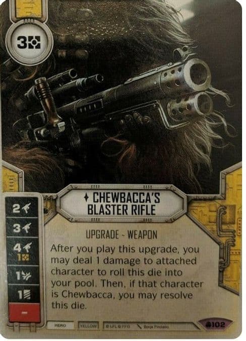 Chewbacca's Blaster Rifle (Card Only)