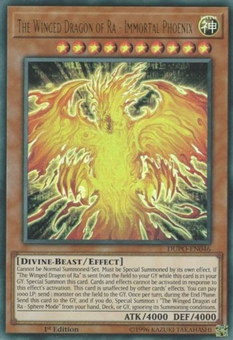 The Winged Dragon of Ra - Immortal Phoenix