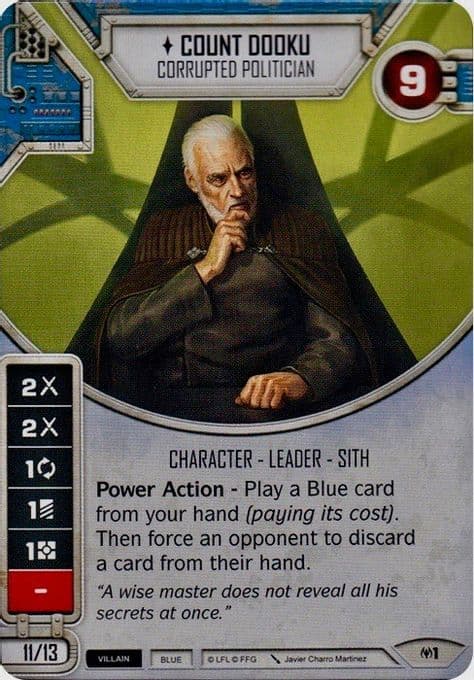 Count Dooku - Corrupted Politician (Card Only)