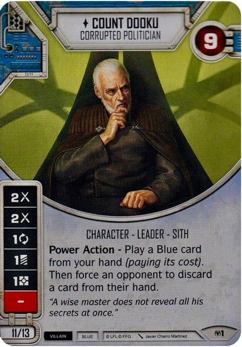 Count Dooku - Corrupted Politician