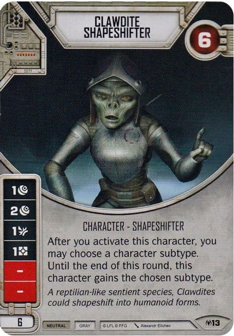Clawdite Shapeshifter (Card Only)