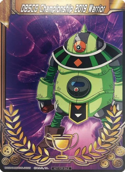 DBSCG Championship 2019 Warrior (Merit Card) - Universe 3 "Mosco"