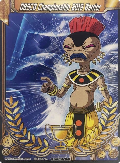 DBSCG Championship 2019 Warrior (Merit Card) - Universe 5 "Arak"