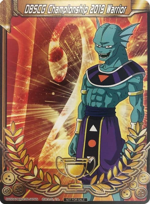 DBSCG Championship 2019 Warrior (Merit Card) - Universe 12 "Giin"