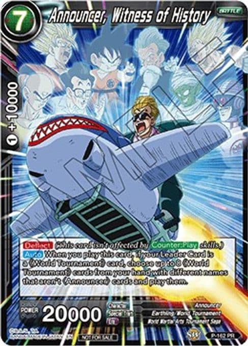 Announcer, Witness of History (Power Booster)