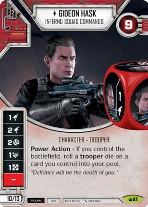 Gideon Hask - Inferno Squad Commando (Card Only)