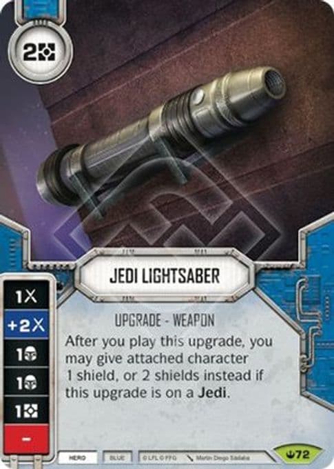 Jedi Lightsaber (Card Only)