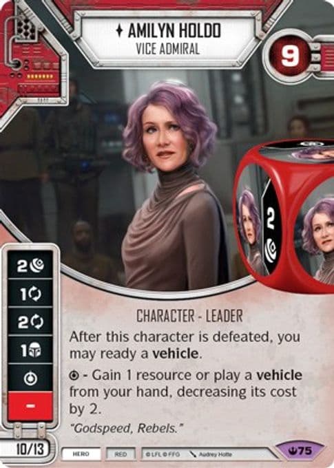 Amilyn Holdo - Vice Admiral (Card Only)
