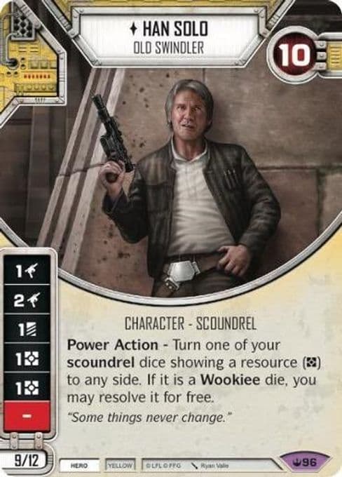 Han Solo - Old Swindler (Card Only)