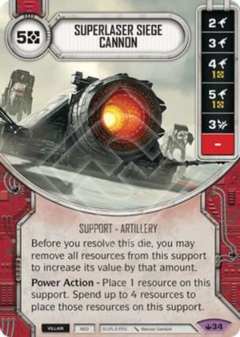 Superlaser Siege Cannon (Card Only)