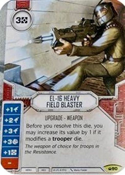 EL-16 Heavy Field Blaster (Card Only)