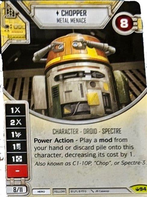Chopper - Metal Menace (Card Only)