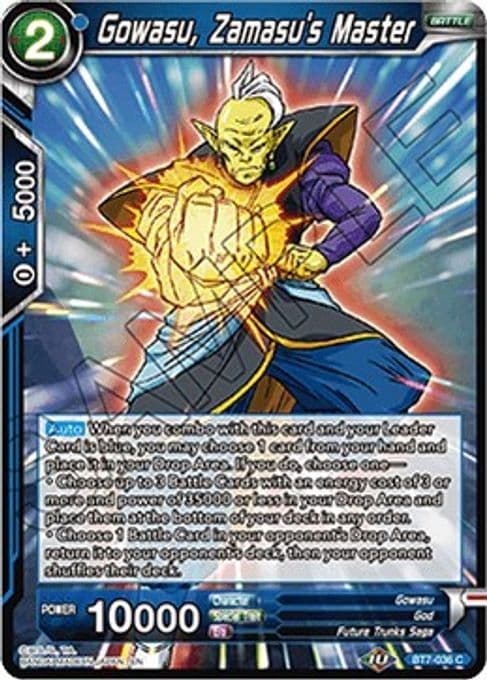 Gowasu, Zamasu's Master