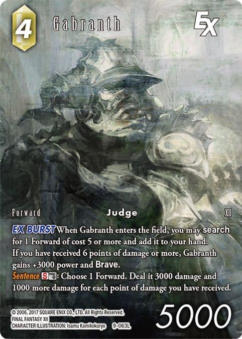 Gabranth EX (Full Art)