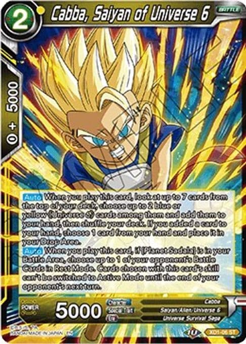 Cabba, Saiyan of Universe 6